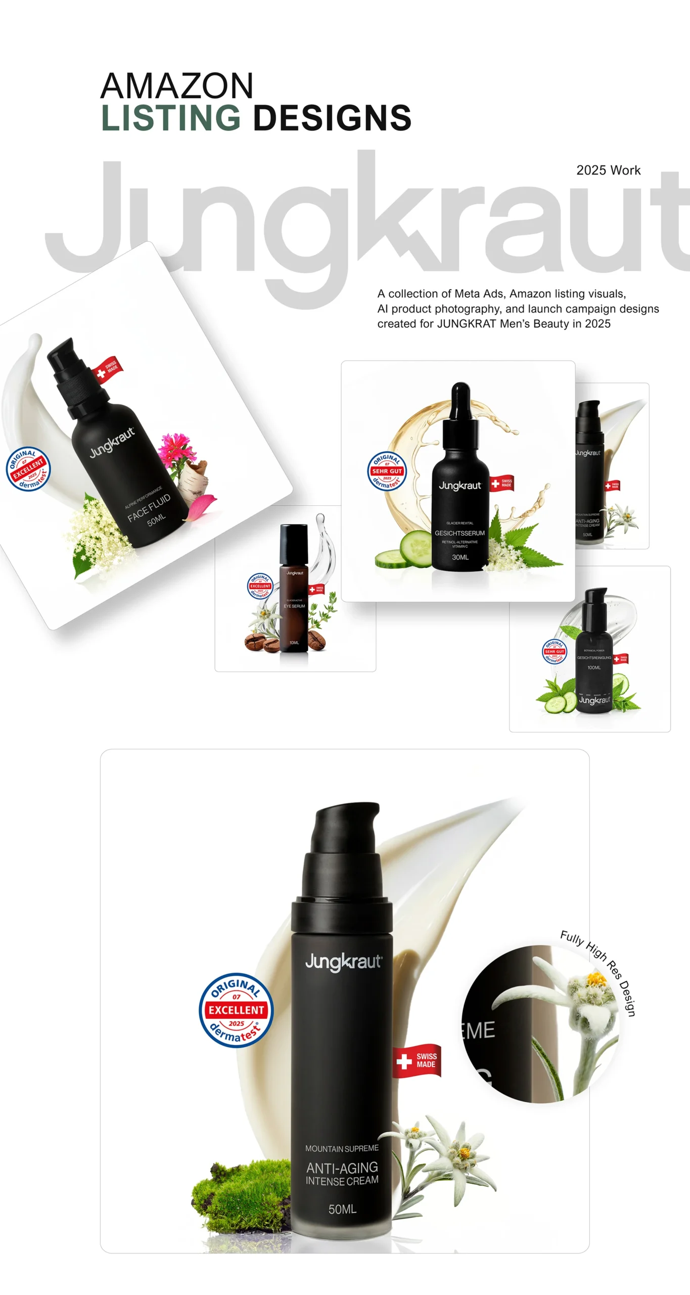 Beauty Brand Ad & Product Visual Design — Branding project by Kabeer Design