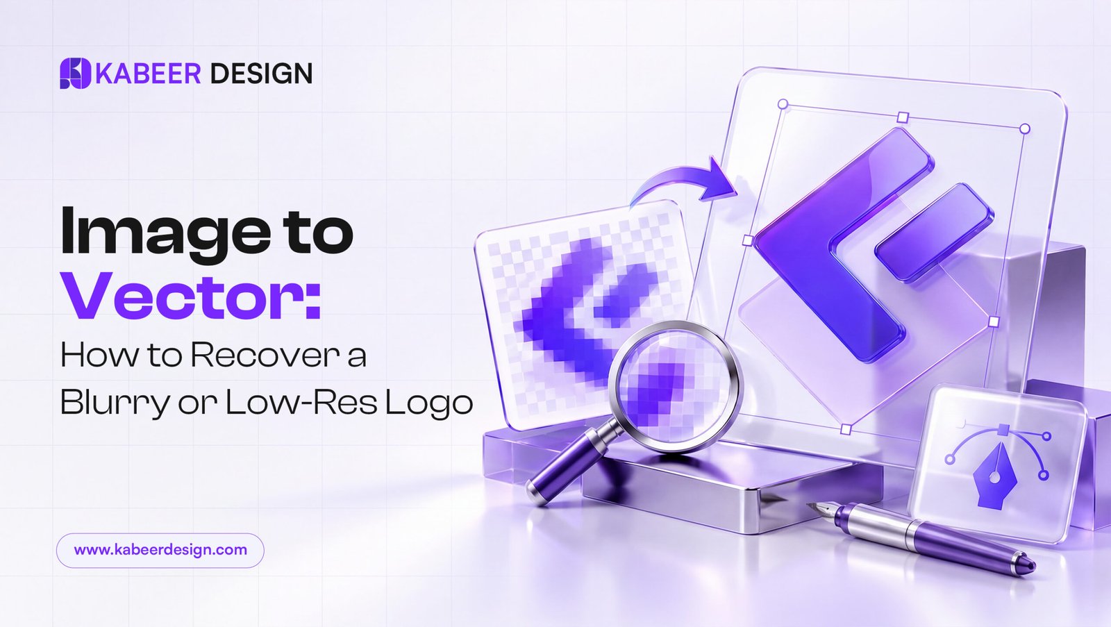 Image to Vector: How to Recover a Blurry or Low-Res Logo — Kabeer Design blog